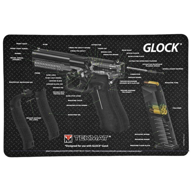 Tekmat Cutaway Pstl Mat For Glk Bk Tekmat Cutaway Pstl Mat For Glk Bk