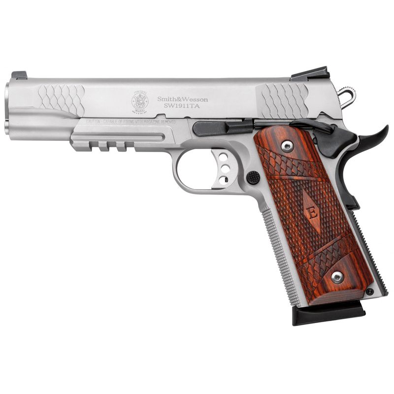 S&w 1911ta E 45acp 5 S&w 1911ta E 45acp 5" Sts Ns Rail Wd