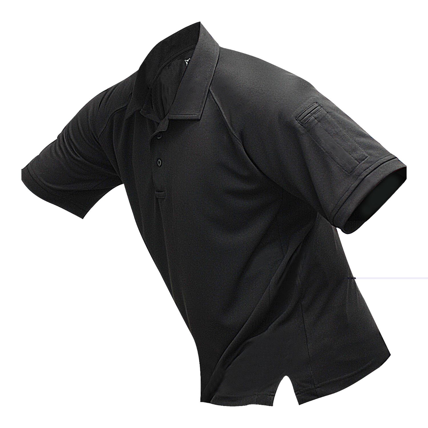 Vertx Coldblack S/s Polo, Color/Finish: Black, Size: 2XL