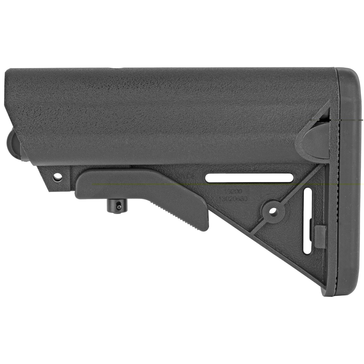B5 Sopmod Stk Gov Mil-spec, Color/Finish: Black