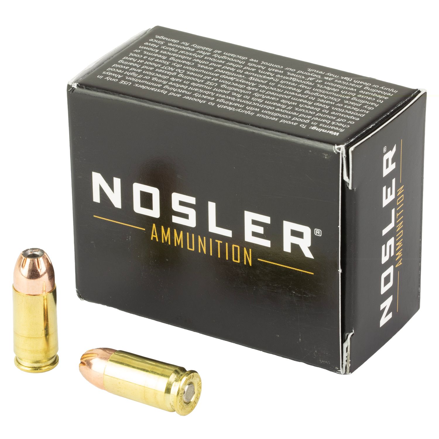 Nosler Asp 9mm 147gr Hg Jhp 20/400