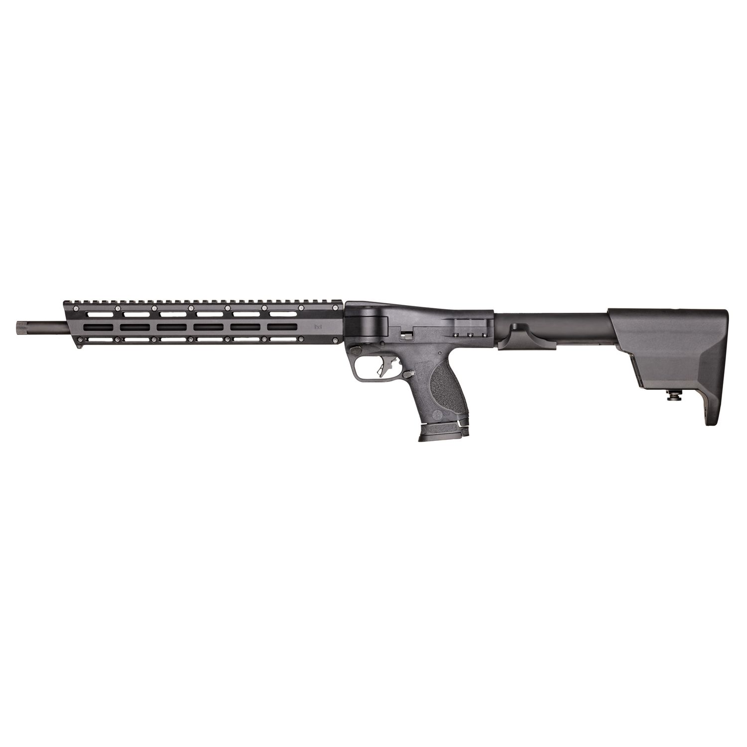S&w M&p Fpc 9mm 16.25" Blk, Capacity: 23 rounds
