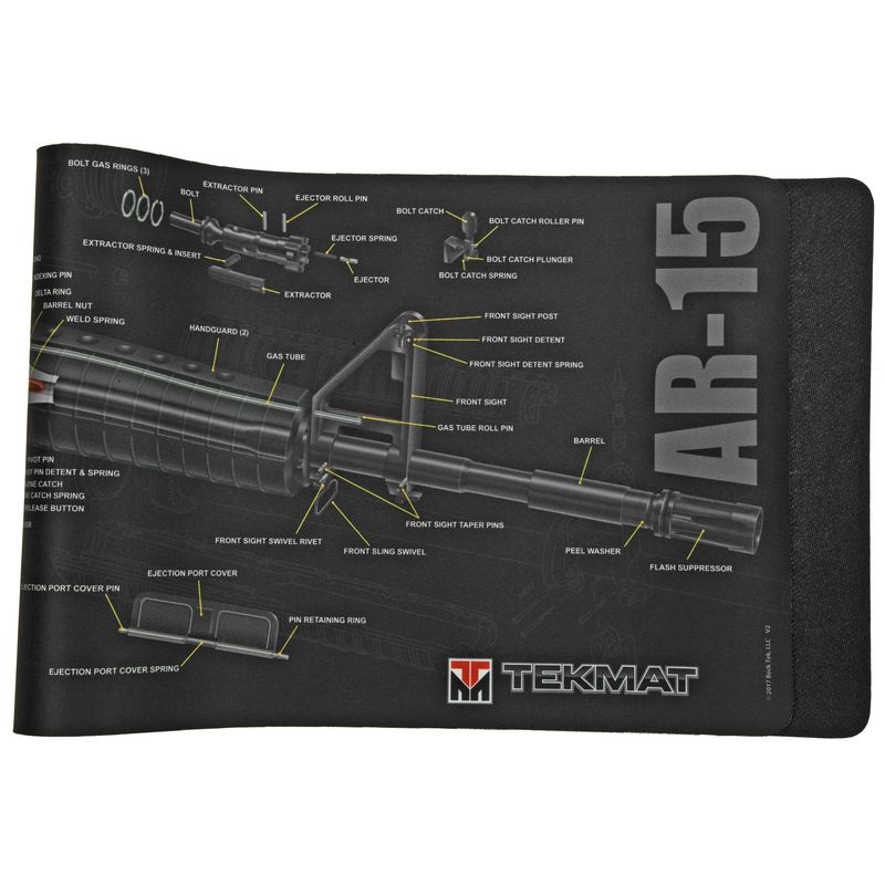 Tekmat Cutaway Rifle Mat Ar15 Blk Tekmat Cutaway Rifle Mat Ar15 Blk