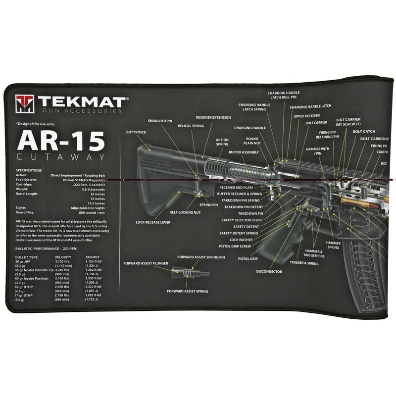 Tekmat Ultra Cutaway Rifle Mat Ar15 Tekmat Ultra Cutaway Rifle Mat Ar15