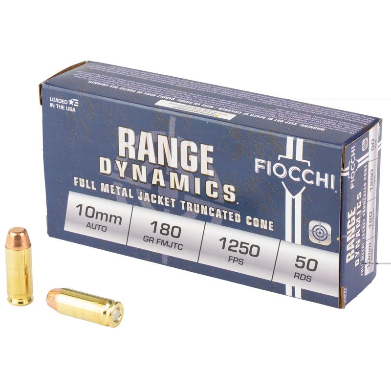 Fiocchi Range Dyna 10mm 180gr 50/500 Fiocchi Range Dyna 10mm 180gr 50/500