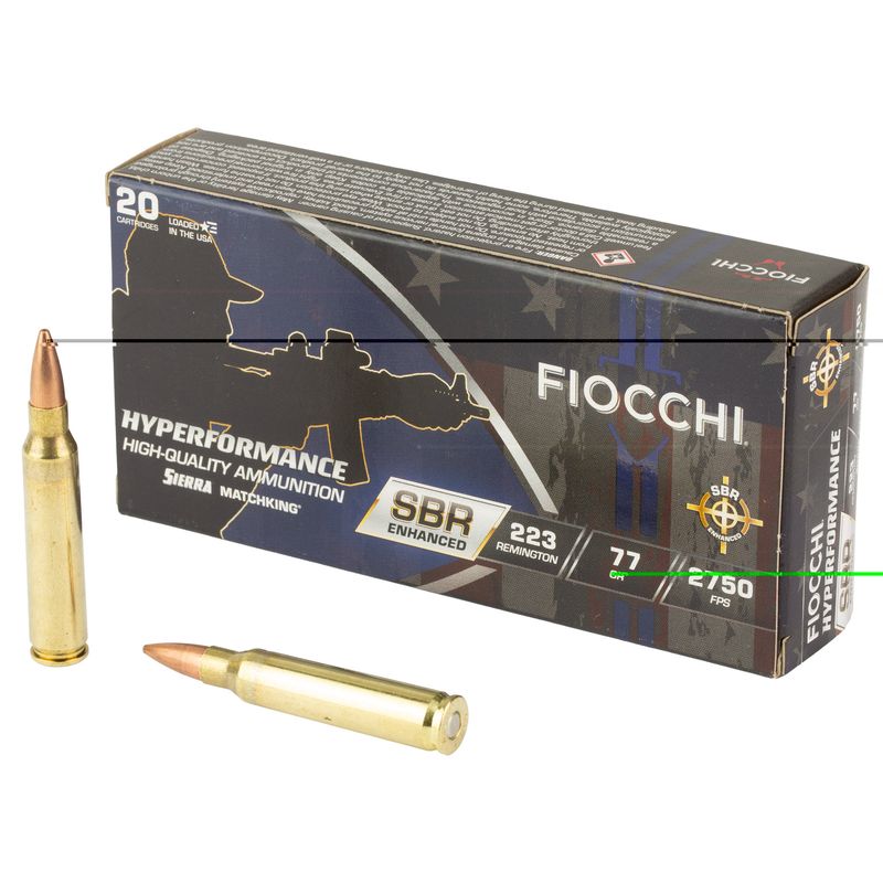 Fiocchi Hypr Sbr 223rem 77gr 20/200 Fiocchi Hypr Sbr 223rem 77gr 20/200
