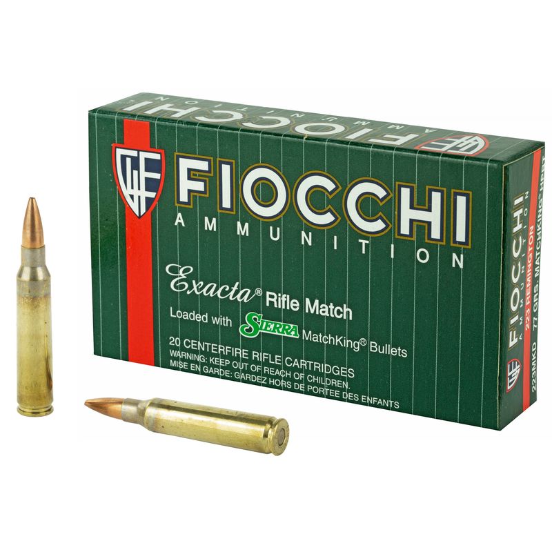 Fiocchi 223rem 77gr Hpbt Mk 20/200 Fiocchi 223rem 77gr Hpbt Mk 20/200