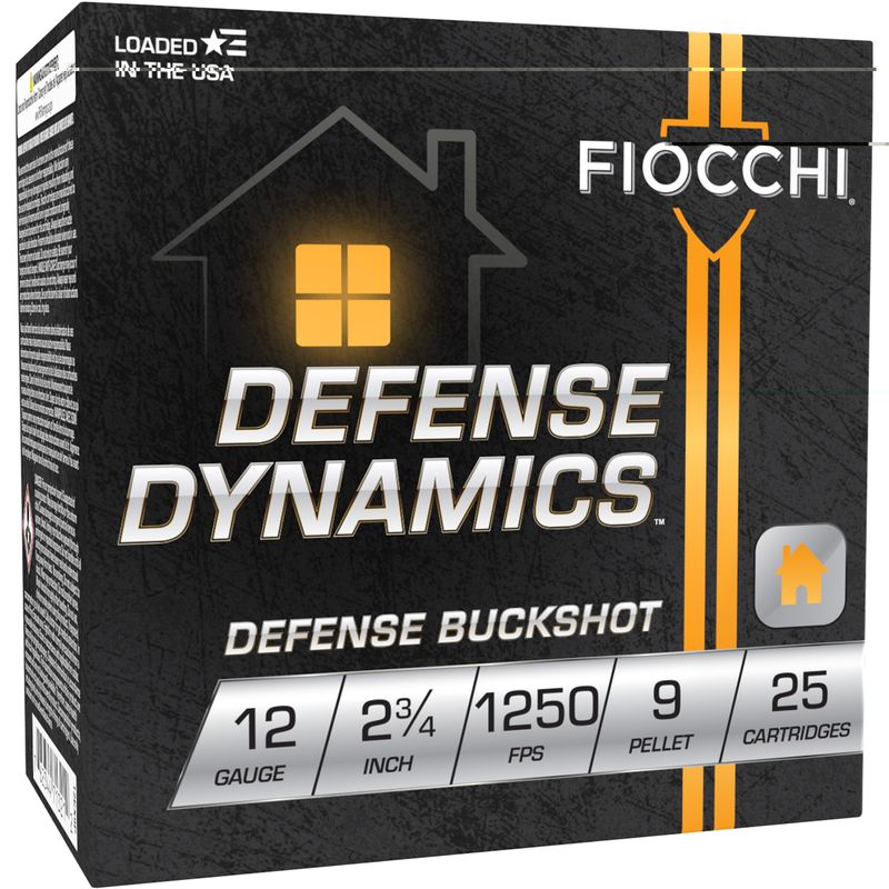 Fiocchi Hm Defns Buck 12ga #1 25/250 Fiocchi Hm Defns Buck 12ga #1 25/250