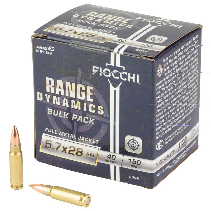 Fiocchi Rd 5.7x28mm 40gr Fmj 150/450 Fiocchi Rd 5.7x28mm 40gr Fmj 150/450