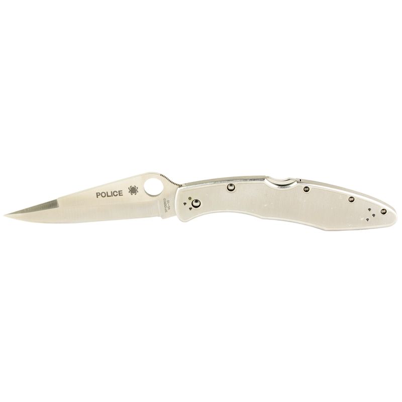 Spyderco Police Stnls Plainedge
