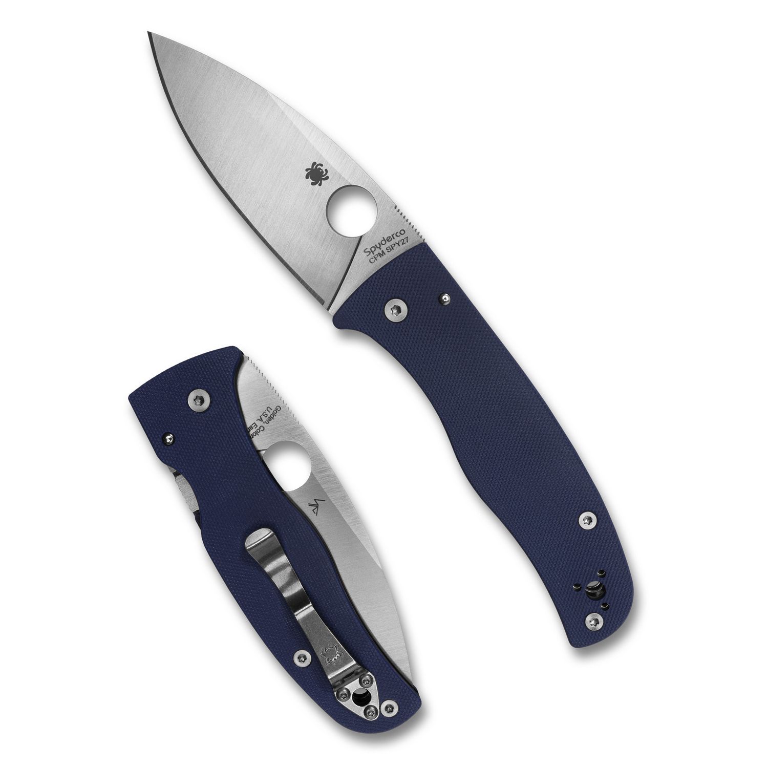 Spyderco Bodacious G10 Cpm 3.63" Blu