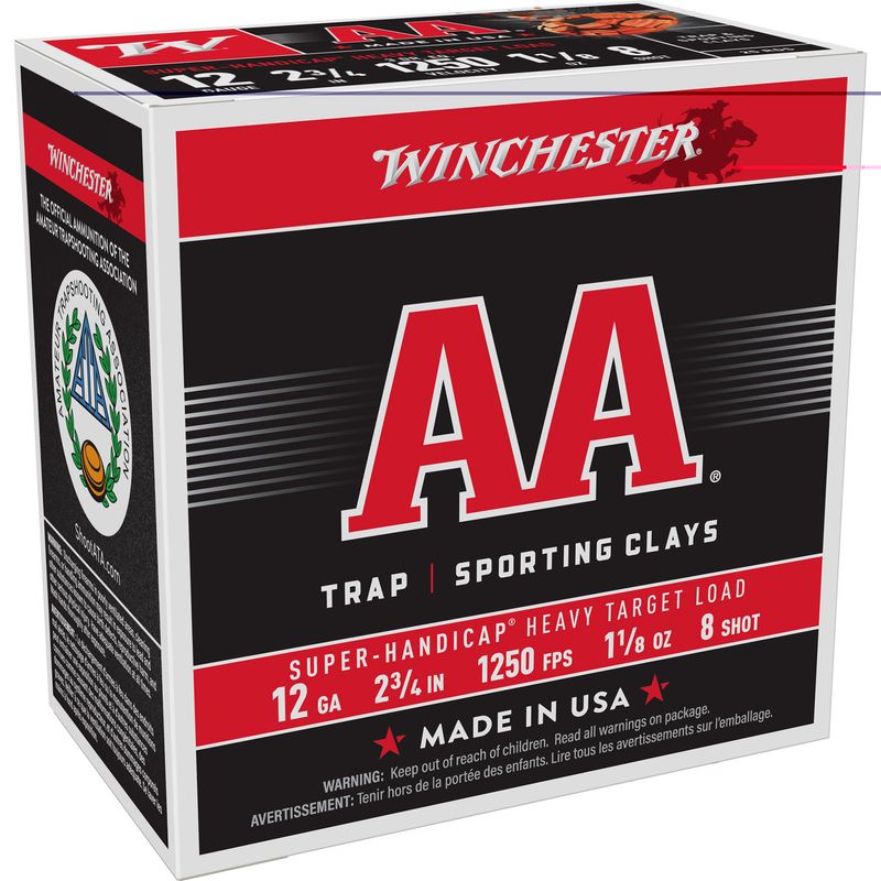Win Aa Sh 12ga 2.75" #8 25/250