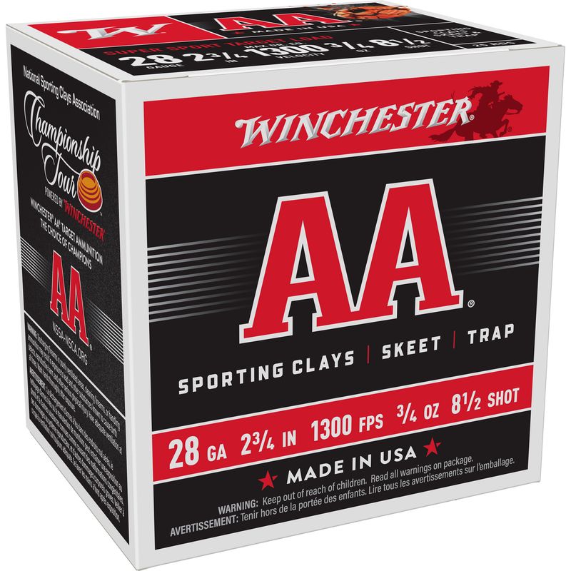 Win Aa Sprt Sc 28ga 2.75 #8.5 25/250 Win Aa Sprt Sc 28ga 2.75 #8.5 25/250