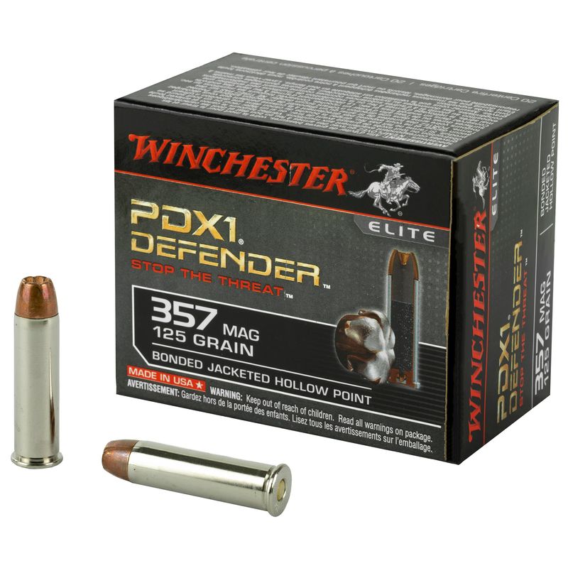 Win Defender 357mag 125gr Jhp 20/200 Win Defender 357mag 125gr Jhp 20/200