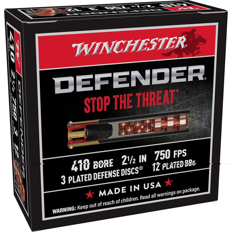 Win Defender 410ga 2.5 Win Defender 410ga 2.5" 3/12 Disc 10