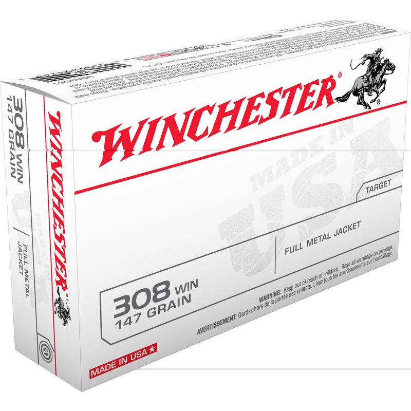 Win Usa Trgt 308win 147gr Fmj 20/200 Win Usa Trgt 308win 147gr Fmj 20/200