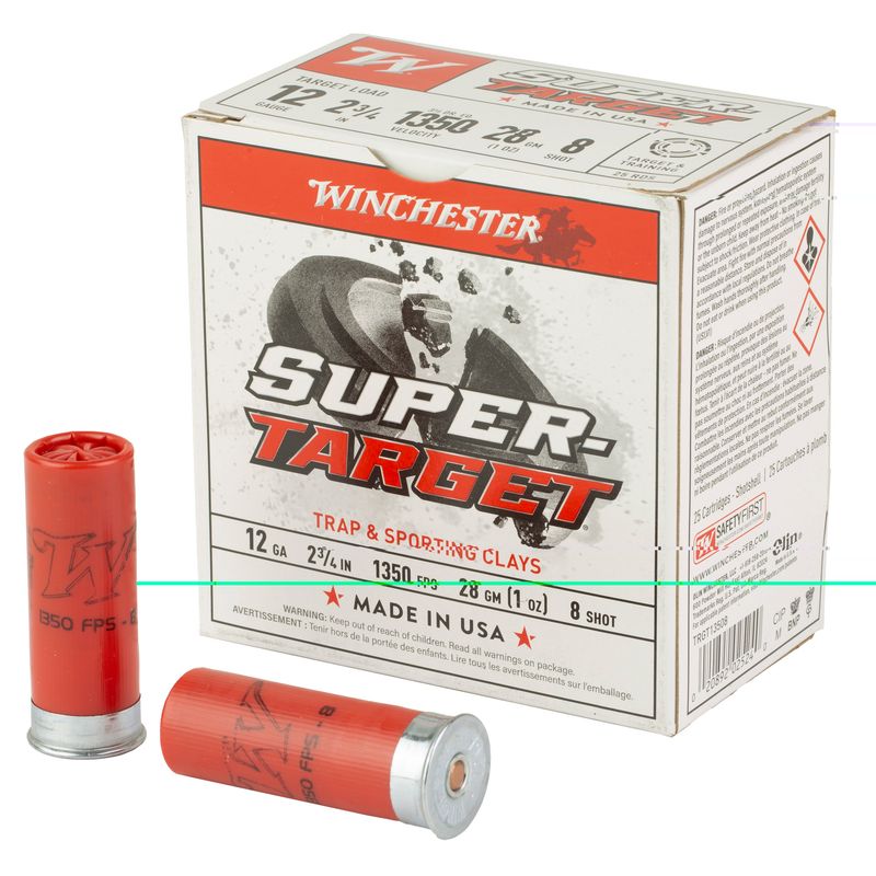 Win Spr-trgt 12ga 2-3/4 Win Spr-trgt 12ga 2-3/4" #8 25/250