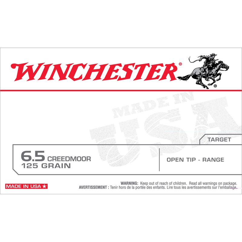 Win Usa 6.5creed 125gr Jhp 20/200 Win Usa 6.5creed 125gr Jhp 20/200