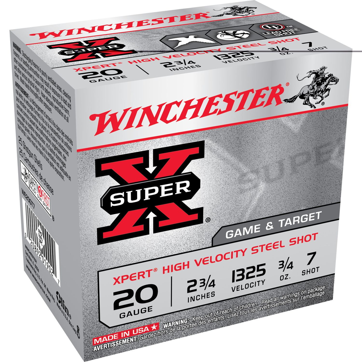 Win Xpert Trgt 20ga 2.75" #7 25/250