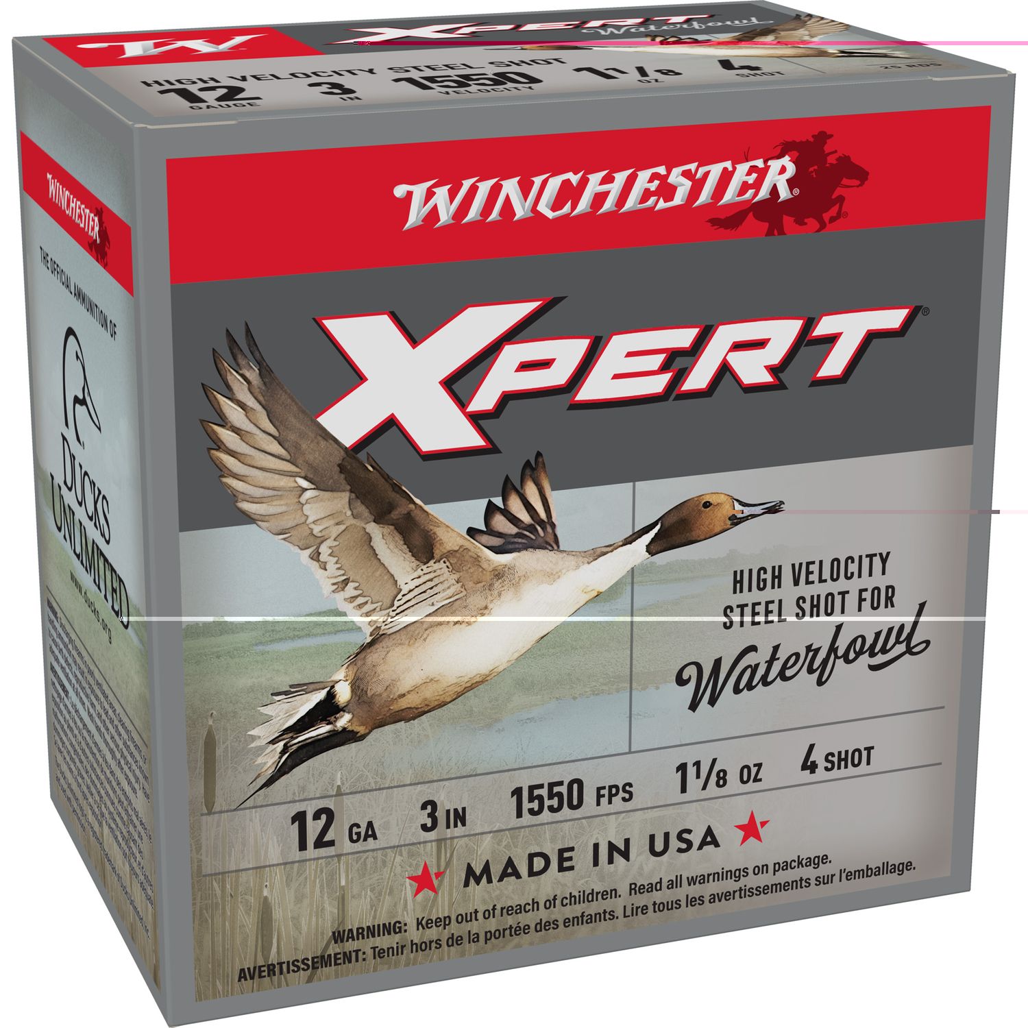 Win Xpert Hv Stl 12ga 3" #4 25/250