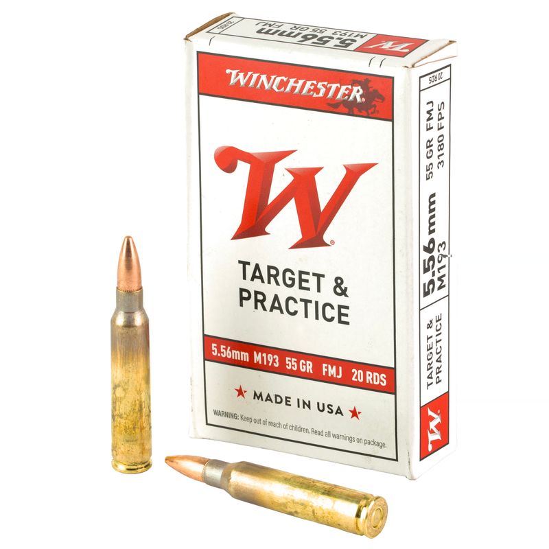 Win M193 5.56 55gr Fmj 20/1000