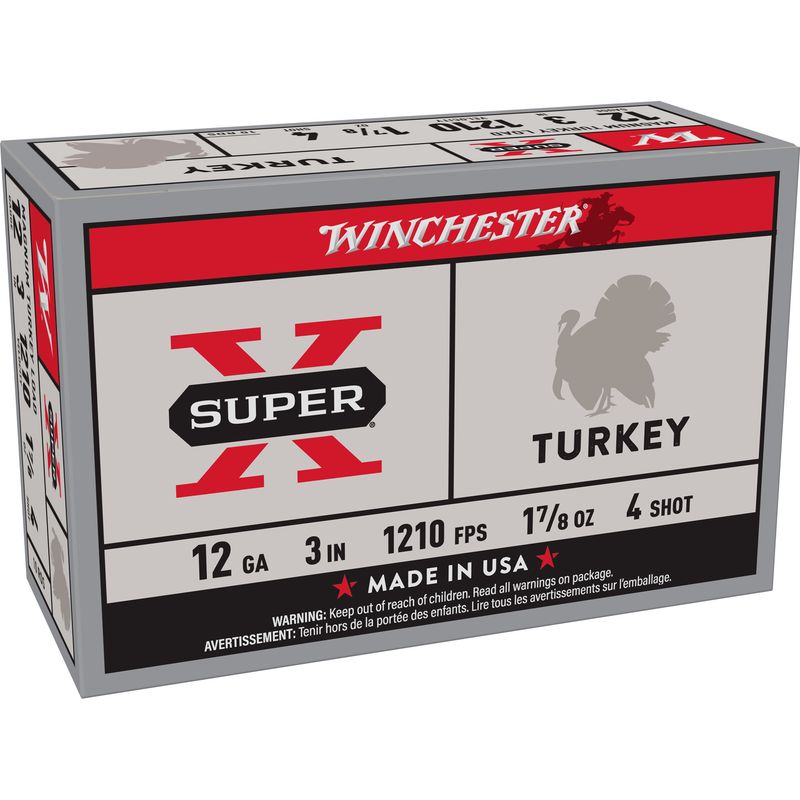 Win Sprx Trky 12ga 3" #4 10/100
