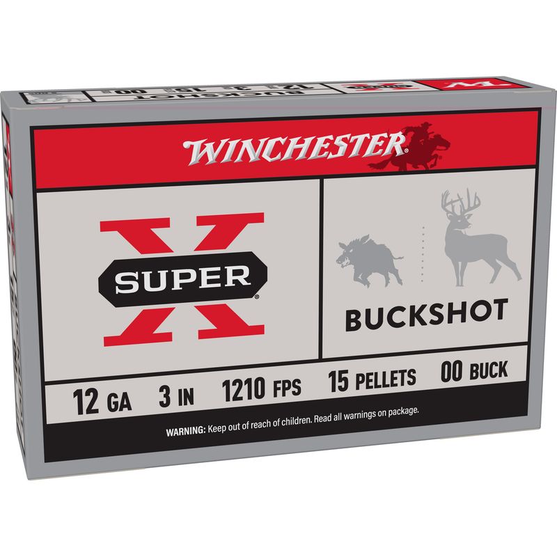 Win Superx 12ga 3 Win Superx 12ga 3" 00bk 15p 5/250