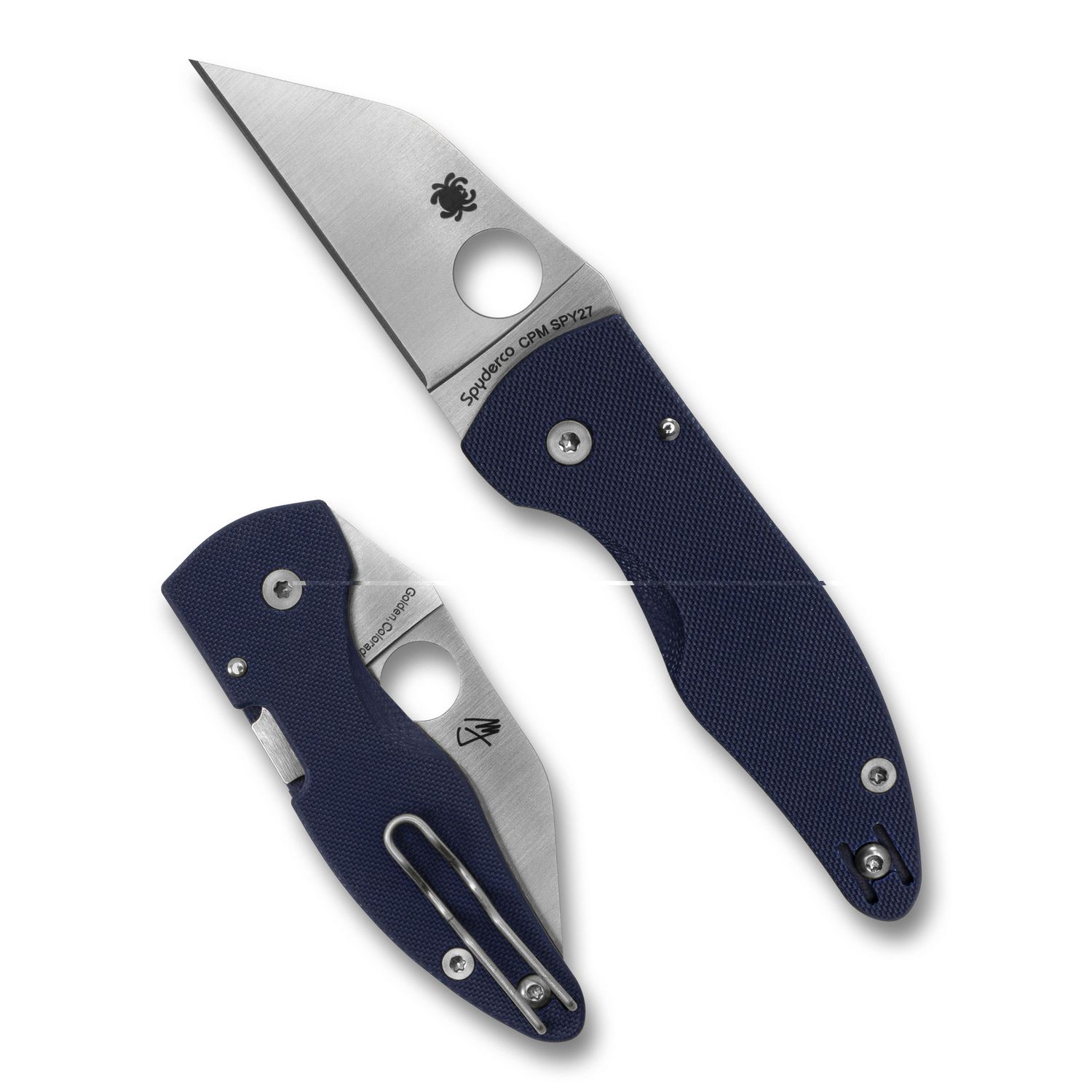 Spyderco Microjimbo G10 2.45" Blue