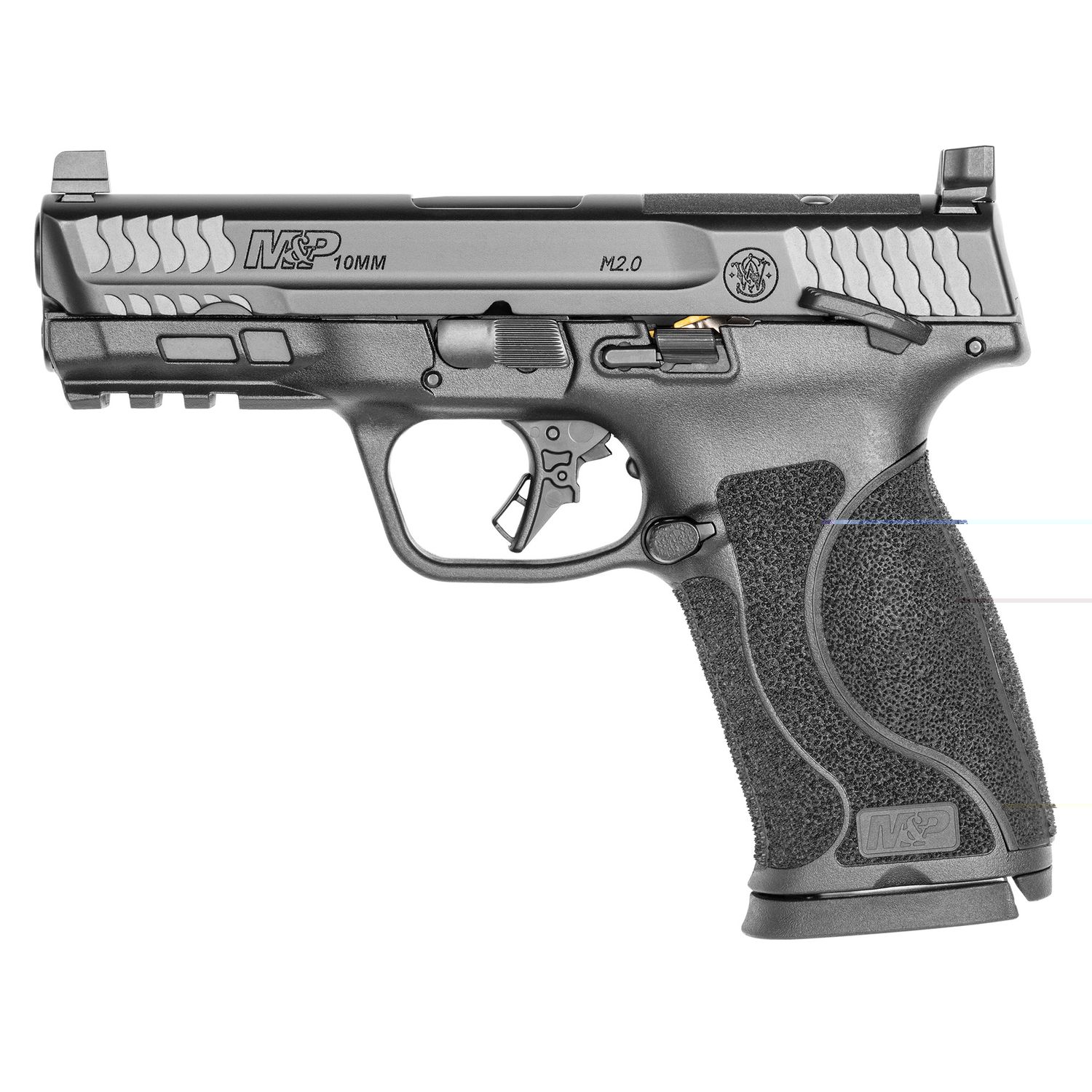 S&w M&p M2.0 10mm 4" 15rd Ts Or Blk