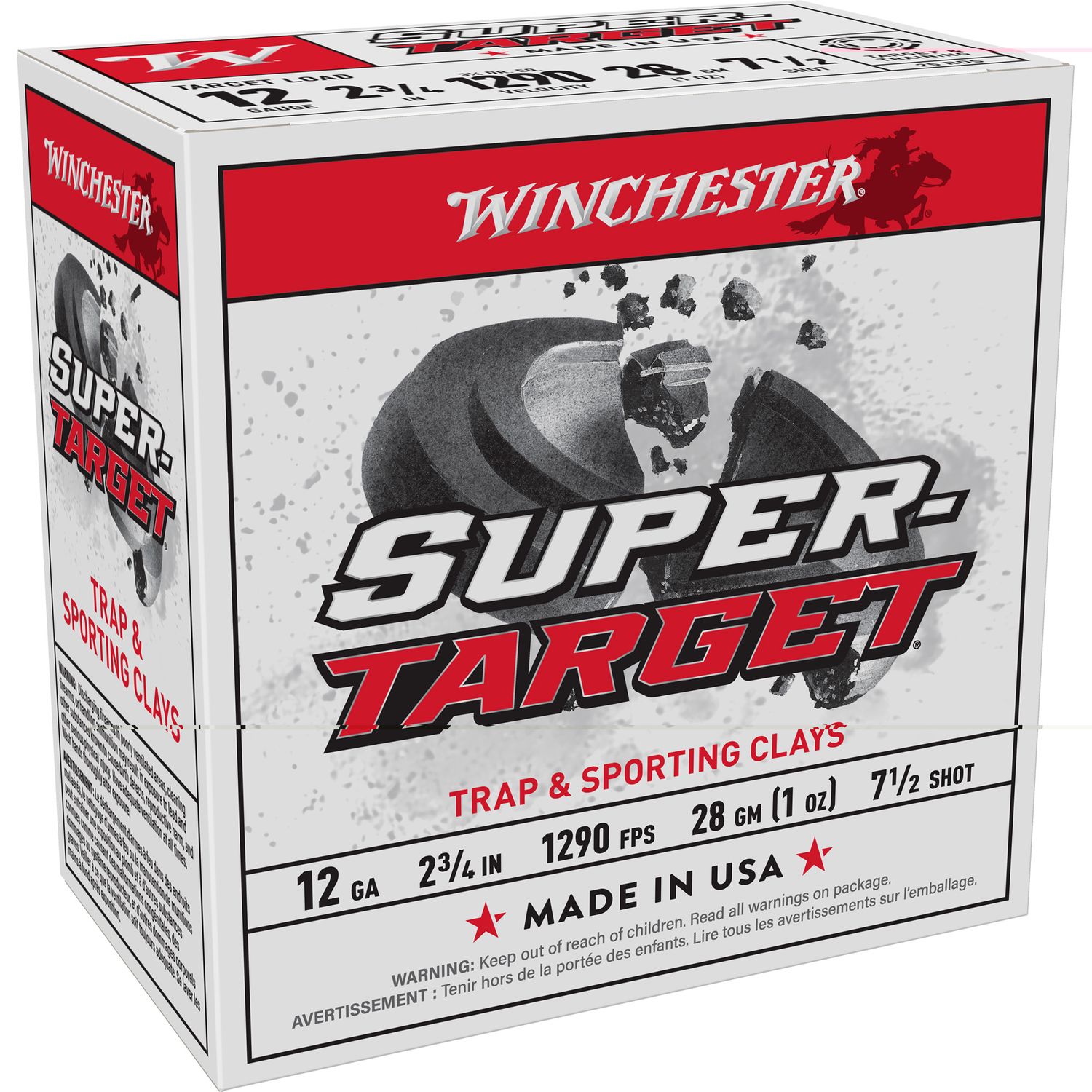 Win Sprtrgt 12ga 2.75" #7.5 25/250