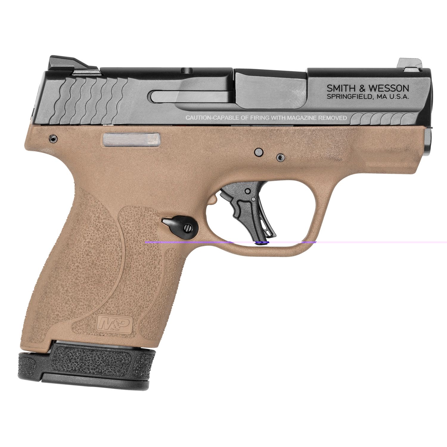 S&w Shield Pls 9mm 3.1" 13rd, Color/Finish: Flat dark earth/Black