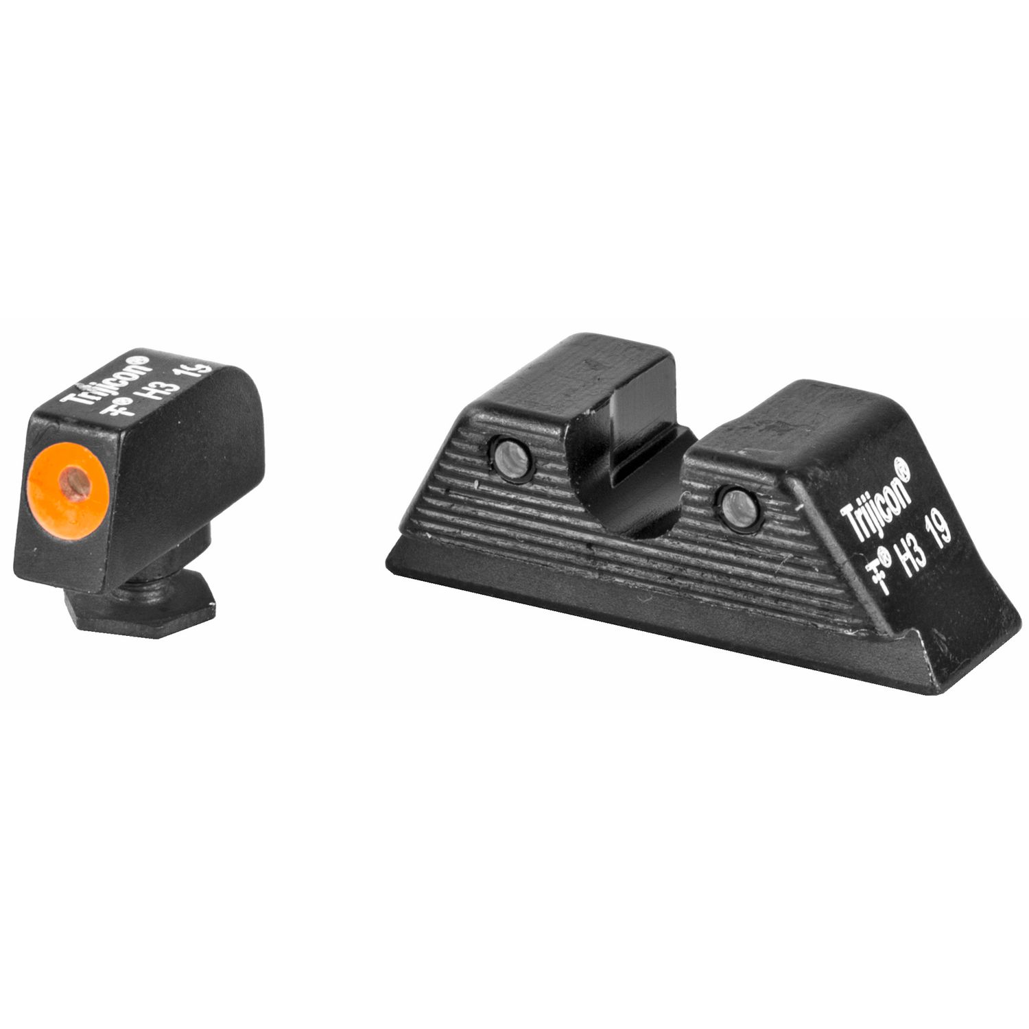 Trijicon Hd For Glk Mos 9mm, Finish/Color: Orange