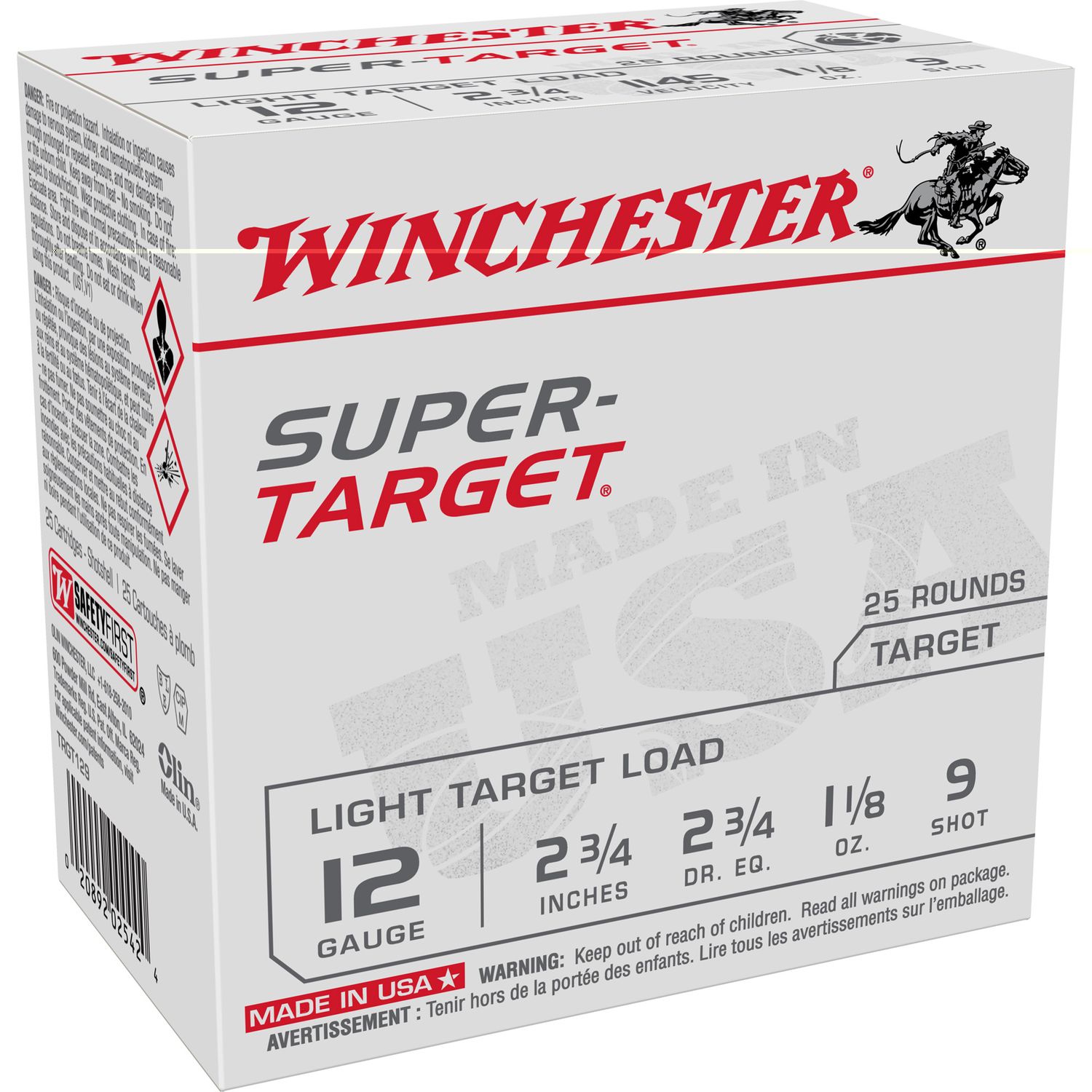 Win Supertarget 12ga 2.75" #9 25/250