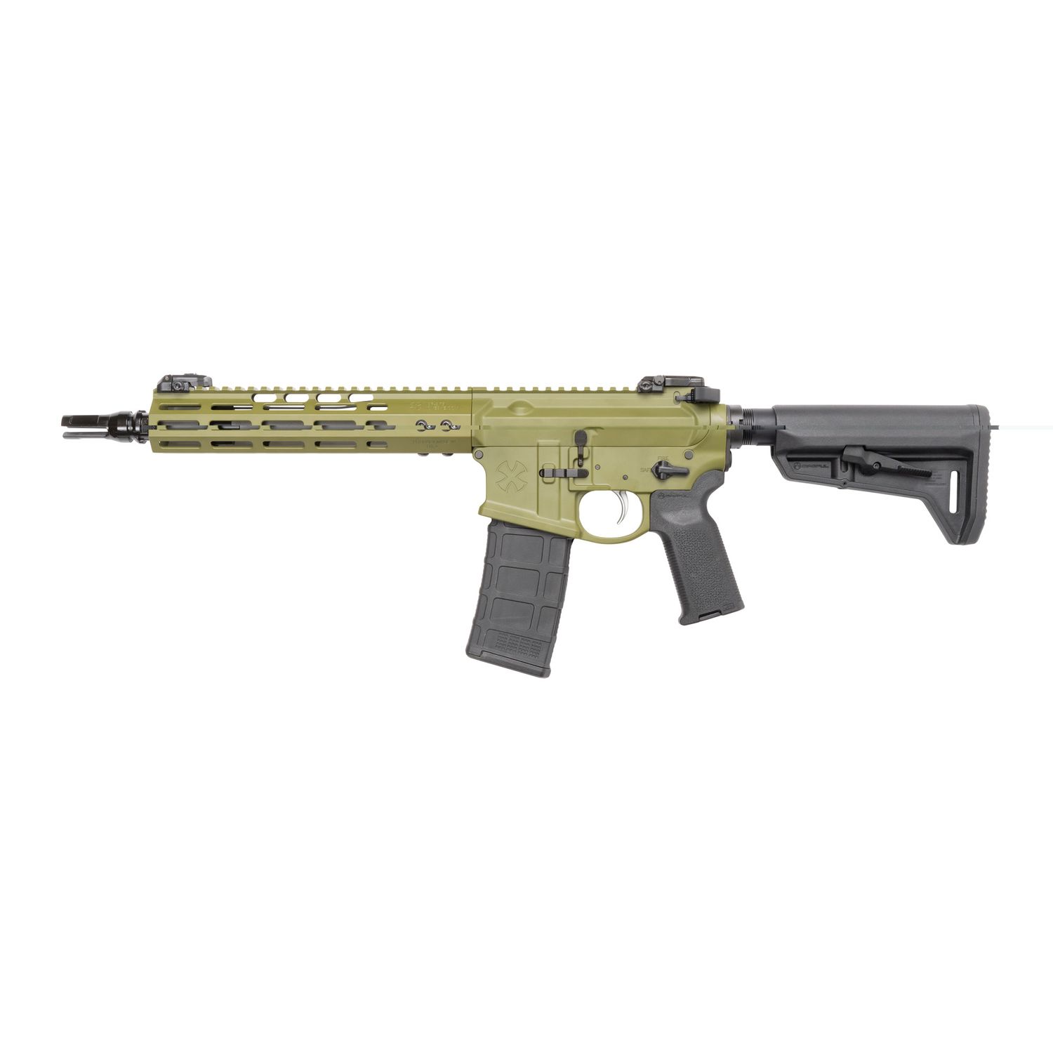 Noveske Gen4 Sbr 556 10.5, Finish/Color: Green