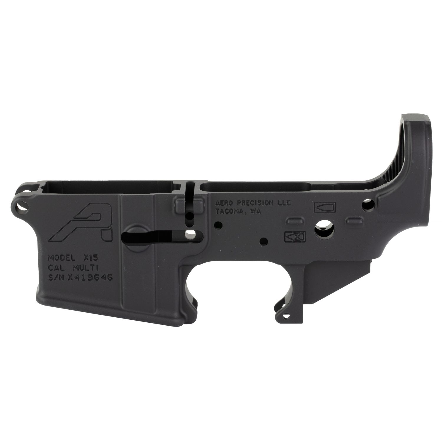Aero X15 Ar15 Strpd Lower Gen2 Black