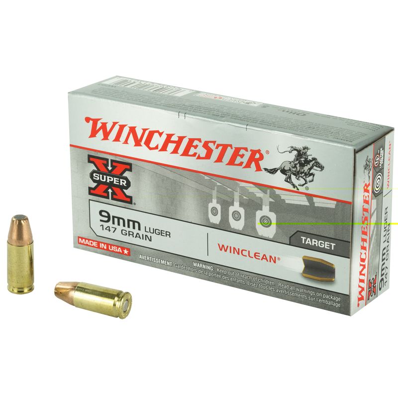 Win Sprx Winclean 9mm 147gr 50/500 Win Sprx Winclean 9mm 147gr 50/500