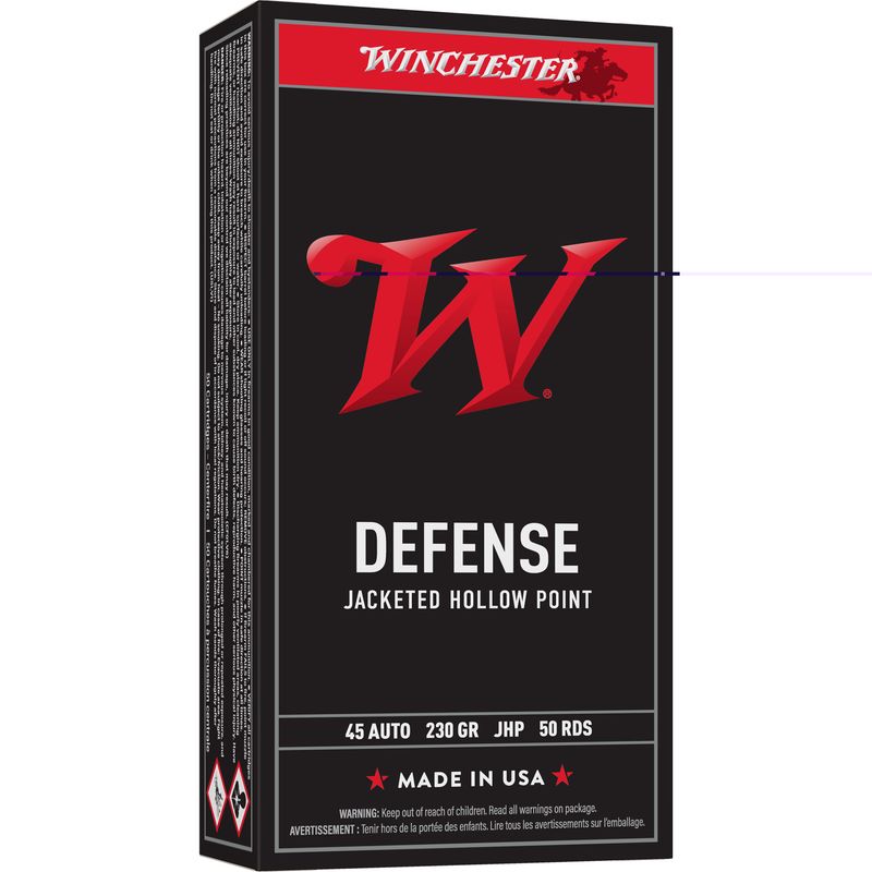 Win Usa 45acp 230gr Jhp 50/500