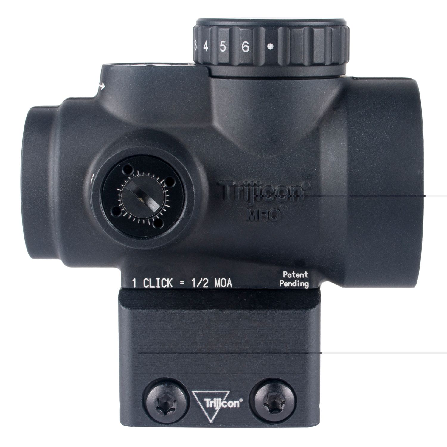 Trijicon Mro Sd Red Dot Co Wt Mnt Bk Trijicon Mro Sd Red Dot Co Wt Mnt Bk