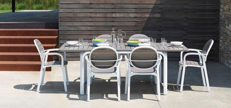 Set Tavolo Nardi - Alloro 210 - con 6 Sedie Palma