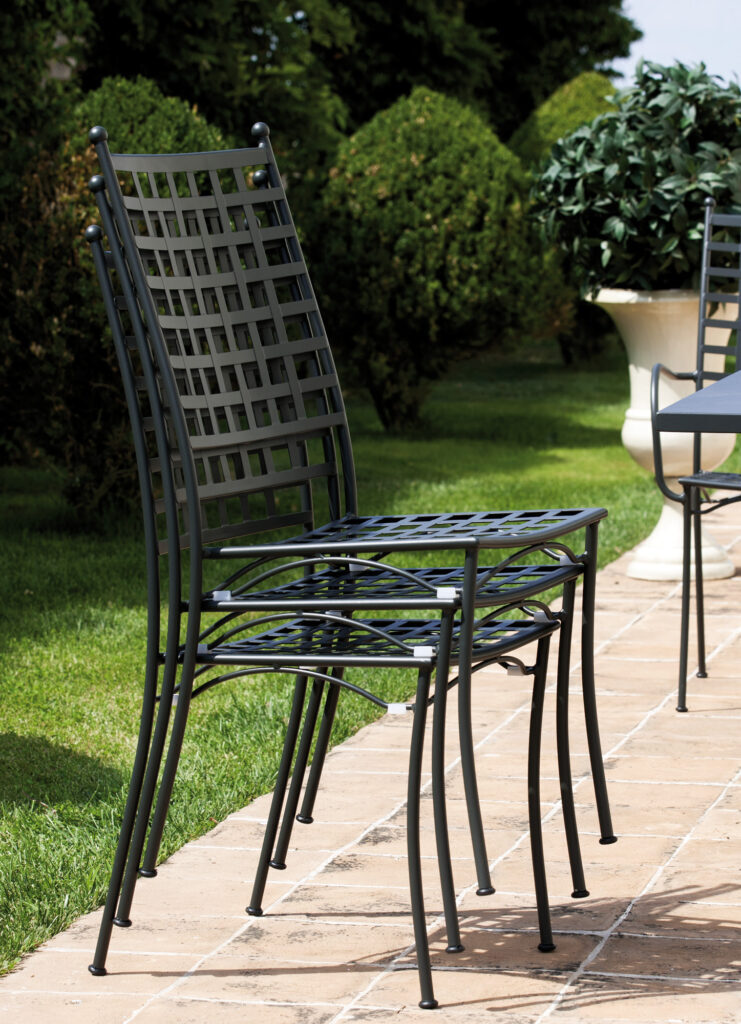 Sedia in acciaio Tosca Vermobil