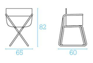 SEDIA REGISTA EMU SNOOZE MARRONE