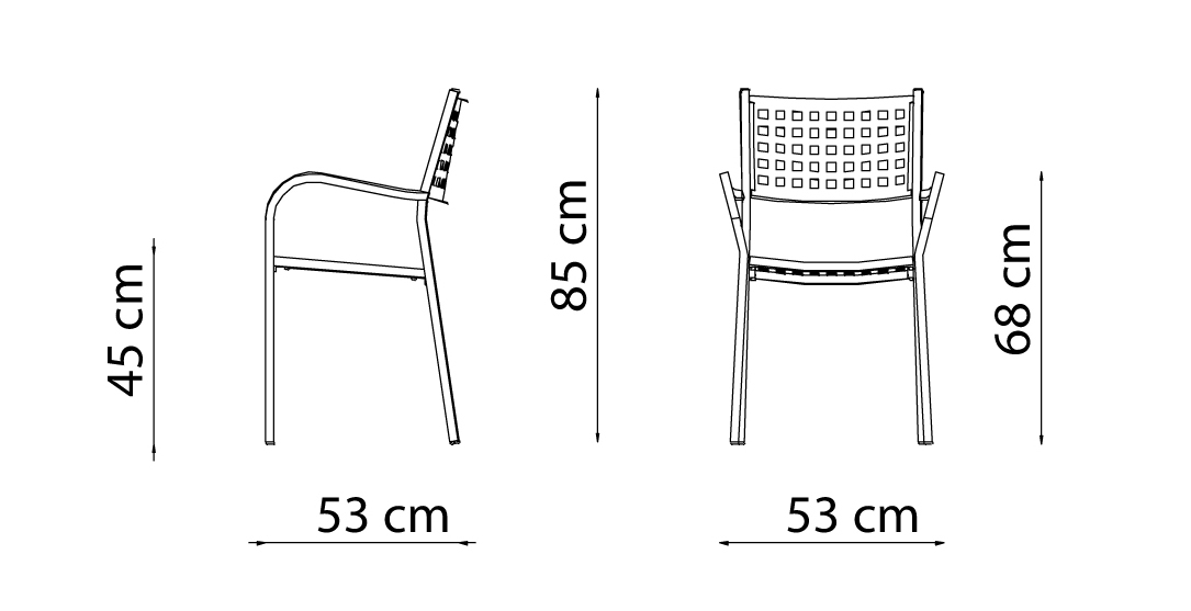 SET 4 POLTRONE ALICE VERMOBIL