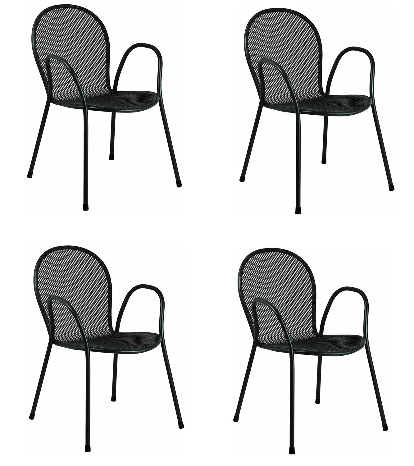 Set 4 Ronda - Emu - Poltrone in Acciaio