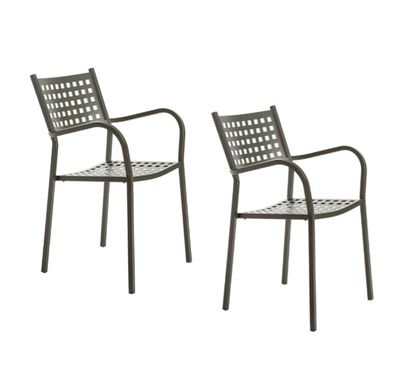 ALICE VERMOBIL - Set 2 Poltrone in Ferro