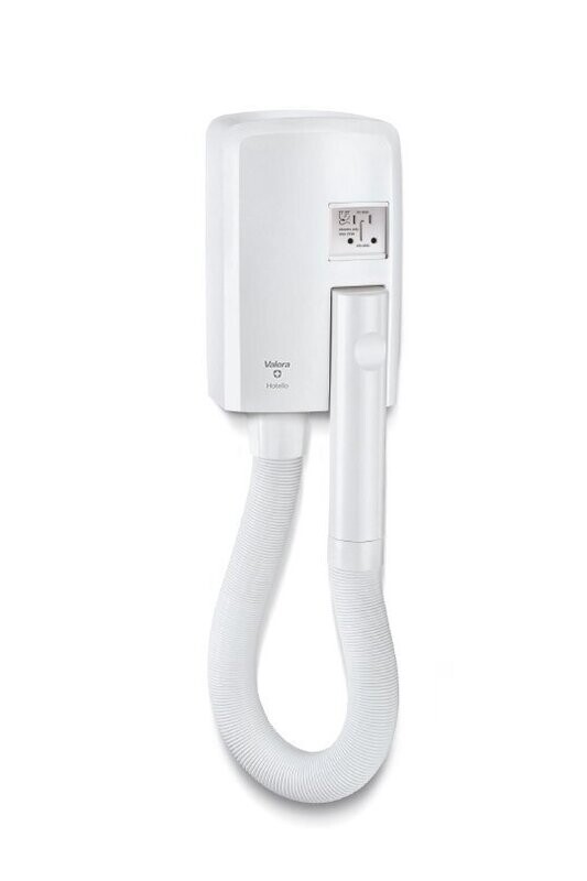 Valera Hotello Bathroom hair dryer 1200w in white with shaver socket Valera Hotello Bathroom hair dryer 1200w in white with shaver socket
