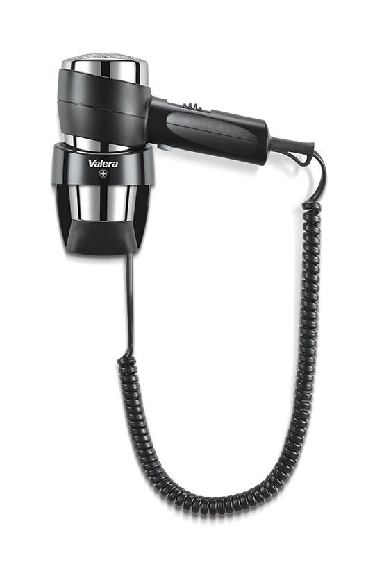 Valera Action Super Plus Wall Mounted hair dryer 1200w black/chrome