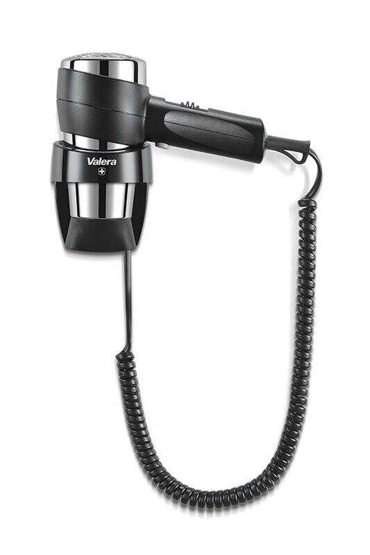Valera Action Super Plus Wall Mounted hair dryer 1200w black/chrome