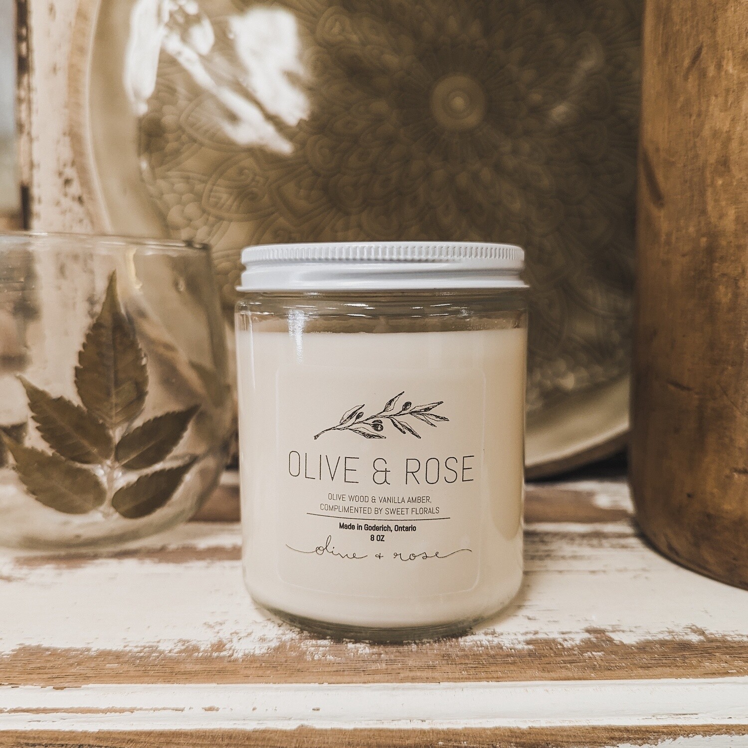 Olive & Rose Candle