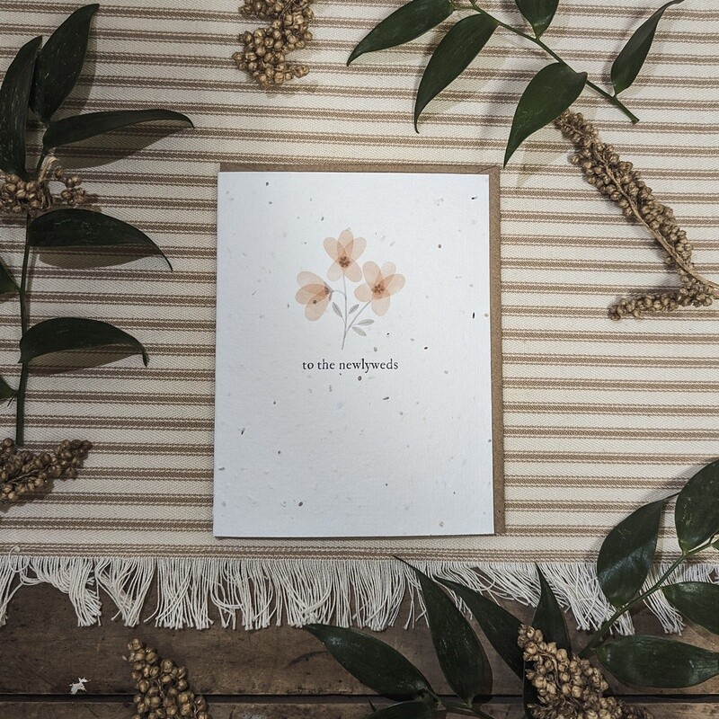 Plantable Card - To The Newlyweds