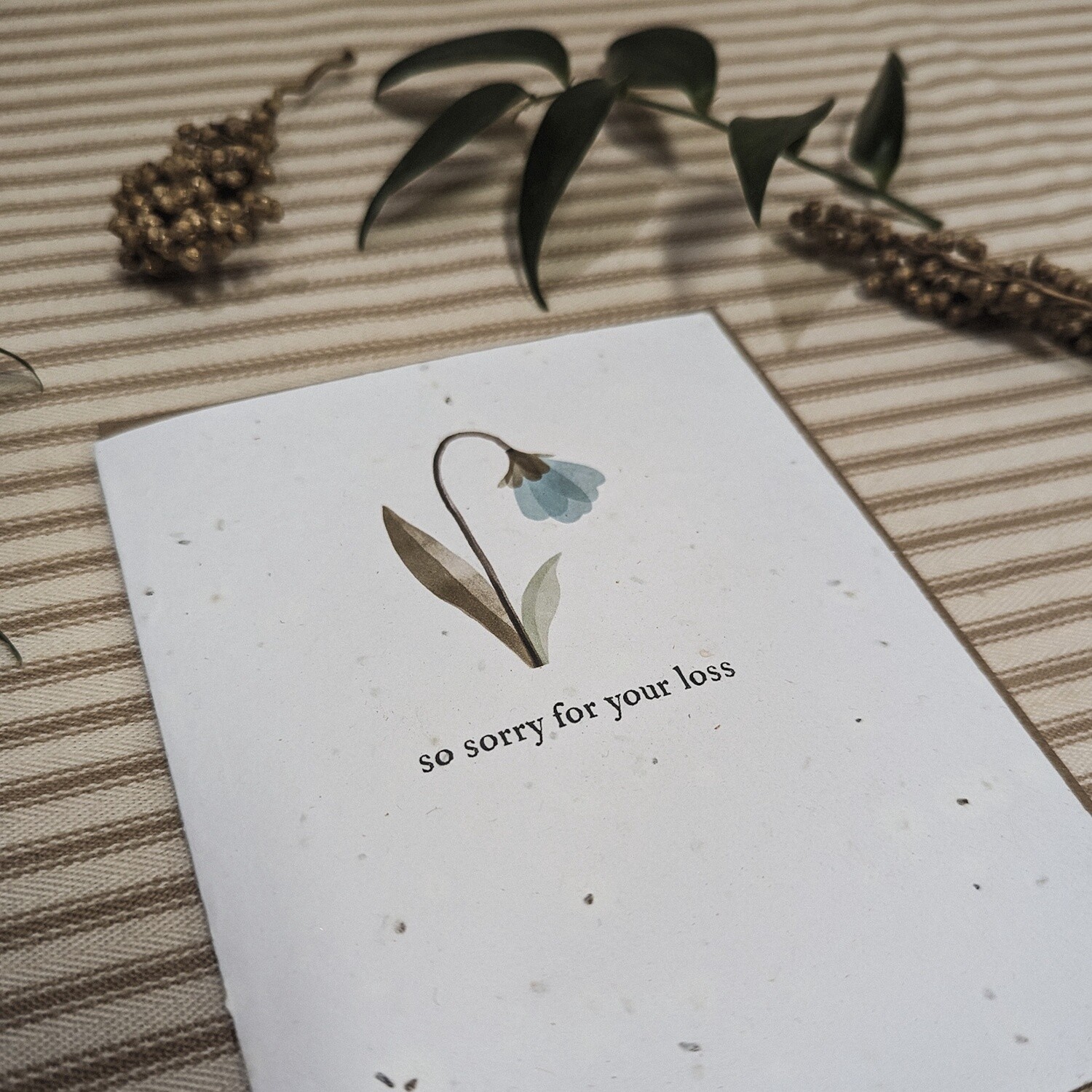 Plantable Card - So Sorry for Your Loss